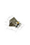 Small Wall Mounted Door Stopper Buffer Door Holder Chrome - 2
