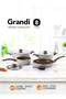 8-Piece Non-Stick Cookware Set Aluminum Pots And Pans Bakelite Handle Stainless Steel Lids PFOA Free
