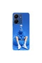 Poco C65 Compatible No Face 5 Design Transparent Case
