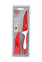 Steak Knife Red/Brown 4inch