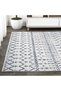 Carpet Moroccan Style Grey For Living Room Bed Room Dining Room - Super Soft Durable And Stain Resistant - Navy Blue - 2
