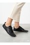 Women's Black Genuine Leather Orthopedic Sole Casual Shoes