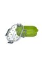 Plastic Lunch Box Green/Clear/Grey - 3