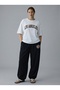 Plus Size Unisex Black Set – Oversized T-Shirt with Butterfly Print and Comfortable Pants Set – 3XL, 4XL, 5XL 6XL