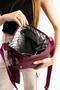 Women's Messenger Bag Lightweight Clinker Fabric Multi-Pocket Crossbody Shoulder Bag 28*24 cm Daily Bag - 4