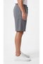 Men's Smoked Color Oversize Comfortable Combed Cotton Shorts with Side Pockets - 8