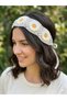 Daisy Patterned Hair Band and Bandana Set of 2 - 4