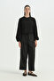 Cotton Baggy Pants - Black