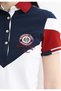 Women's White Polo Neck T-shirt - 3