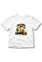 Children's Engineering Vehicle Printed Short Sleeve Crew Neck T-Shirt - 2