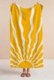 Sun-Themed Modern Yellow and White Beach Towel Coverlet - Minimalist Summer Style Sand-Repellent Towel Coverlet - 4