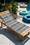 Ethnic Geometric Black and White Beach Towel - Bohemian Modern Striped Sand-Repellent Towel Pool Sea - 2