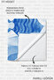 Abstract Female Figure Sea-Themed Beach Towel - Mediterranean Blue and White Quick-Dry Microfiber Towel - 8