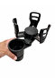 Adjustable Multi-Purpose Car Cup Holder Organizer with Phone Holder, 360° Rotating Drink & Essentials Storage, Universal Vehicle Cup Holder Expander, Black