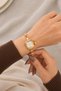 Cessy Women's Gold Steel Heart Bracelet Watch with White Dial Vintage Luxury Old Money Elegant Stylish Women's Wristwatch 2026 - 4