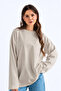 Women's Relax Fit Comfortable Cut 100% Cotton Long Sleeve Crew Neck Basic T-Shirt - 2