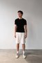 Waist Lace Up Linen Shorts - 4