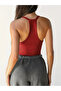 Set of 2 Women's Camisole V-Neck Slim Fit Undershirts - Red & White - 5