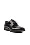 Men's Patent Black Plain Classic Shoes - 3
