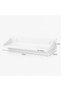 Stainless Steel No Drilling Mounting Adhesive and Screw Multi-Purpose Bathroom Shelf Matte White- Bth-009 - 3