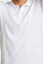 Men's Fashion Comfort White Polo Collar T-Shirt - 5