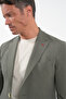 Khaki Mono Collar Gofreli 6 Drop Slim Fit Flexible Jacket 1002260151 - 5
