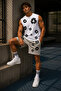 100% Cotton Oversize Men's Shorts Set with Floral Pattern, Premium Summer Comfortable Fit - 6