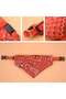 Dog's Adjustable & Washable Bandana Triangular Scarf (Pack of 4) - 4