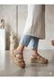 Women's Casual Sandals with Leather Suede Padding