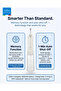 Electric Portable Bidet 320ml Rechargeable Travel Shattaf with 3 Spray Modes, 180° Adjustable Wand & IPX7 Waterproof - BEB-03WH - White - 5