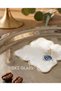 6 Linen Fabric Embroidered Coffee Side Cocktail Napkins & Coasters Serving Napkins - 3