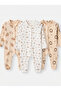3-Piece Baby Long Romper Set |   Warm Tones |   100% Cotton Rib |   Unisex - 4