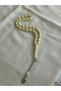 Quality Men's Prayer Beads - 33 Cream-Colored Barley-Cut Prayer Beads