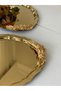 20*25 cm Shiny Gold Oval Handle 6 Pieces Service and Presentation Table - 2