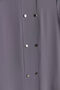 Half Double-Breasted Coat - Anthracite - 2