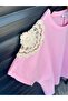 Omzu Embroidered Pink T-Shirt - 3
