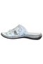 26Y Nbl14 White Women's Genuine Leather Daily Slippers - 3