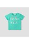 Set of 3 Round Neck Short Sleeve T-shirt and Shorts Set with Print - 3
