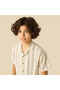 Camp Collar Short Sleeve Shirt and Shorts Set with Drawstring Closure - 8