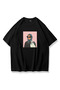 Women's Cat Lady Tshirt Black
