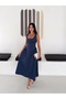 Parachute Fabric Women's Dress with Inner Lining - 3