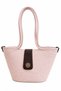 Sardinia Handmade Straw Tote with Lid Beach and Daily Bag Fashion in Summer