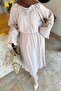 طقم حجاب تينسل مكشكش بحجر التينسل - 3