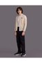 Senior Boys Beige Striped Casual Shirt - 3
