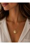 Openable Vintage Steel Necklace with Gold Cover - 2