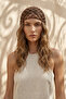 Braided Hair Net Sea Beach Hair Accessory 2148 Brown - 2