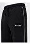 Men's Embroidered Wide-Leg Comfortable Sweatpants with Side Stripes and Pockets - 6