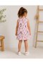Girl's Teddy Bear Patterned 100% Cotton Sleeveless Summer Dress 3-10 Years Old - 3