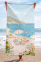 100% Cotton 4 Layer Muslin Beach Towel - Pastel Shores - 4
