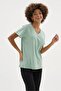 Kly 26152K Women's 100% Cotton V-Neck Half Sleeve Pajama Set'Couple Set Can Be Made' - 3